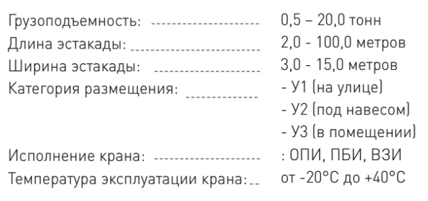 Легкая подкрановая эстакада г/п 0,5-20,0 тн